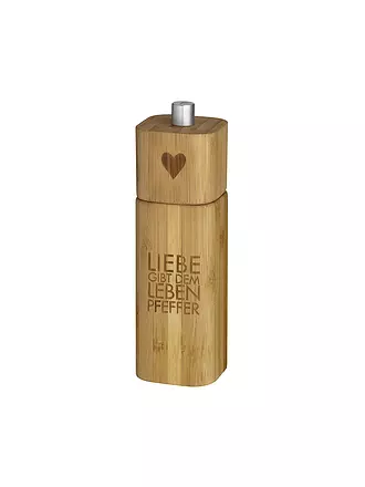 RAEDER | Pfeffermühle 15cm "Dem Leben Pfeffer geben" | 